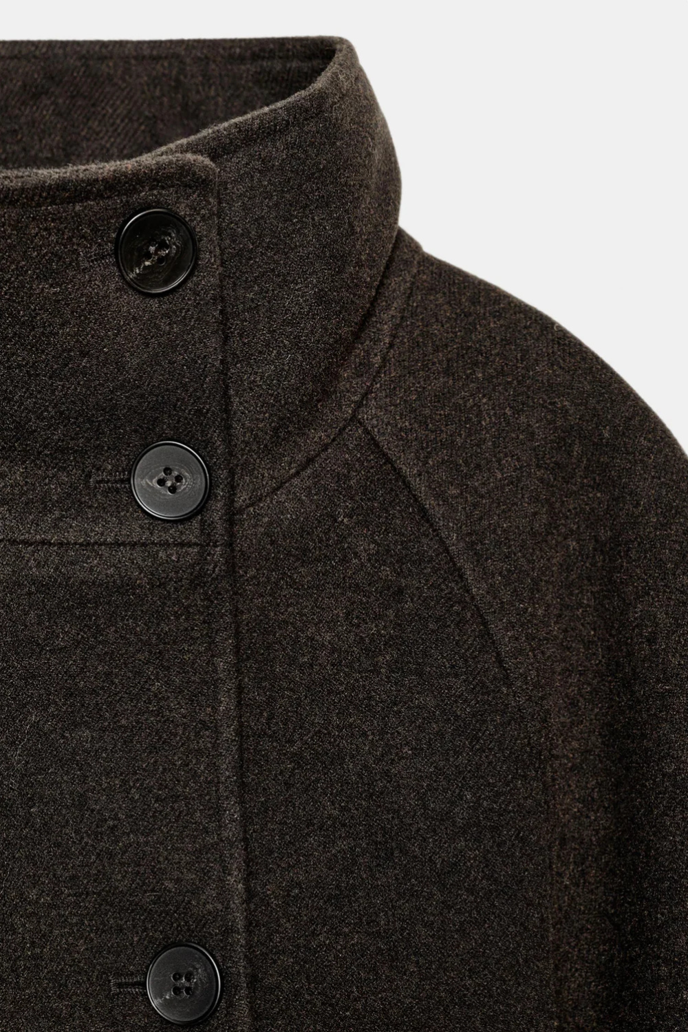 Lyra High-Neck Wrap Coat