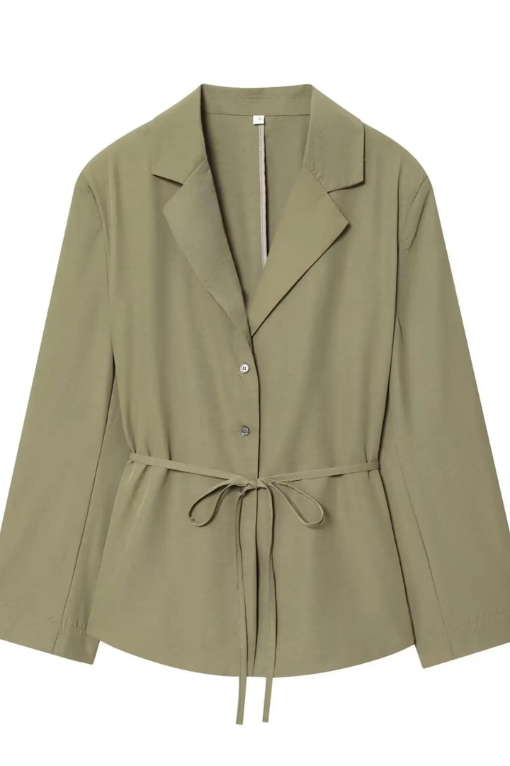 Valeria Pinstripe Blazer Set